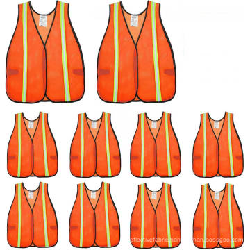 reflectable safety vests with high-light reflective tapes